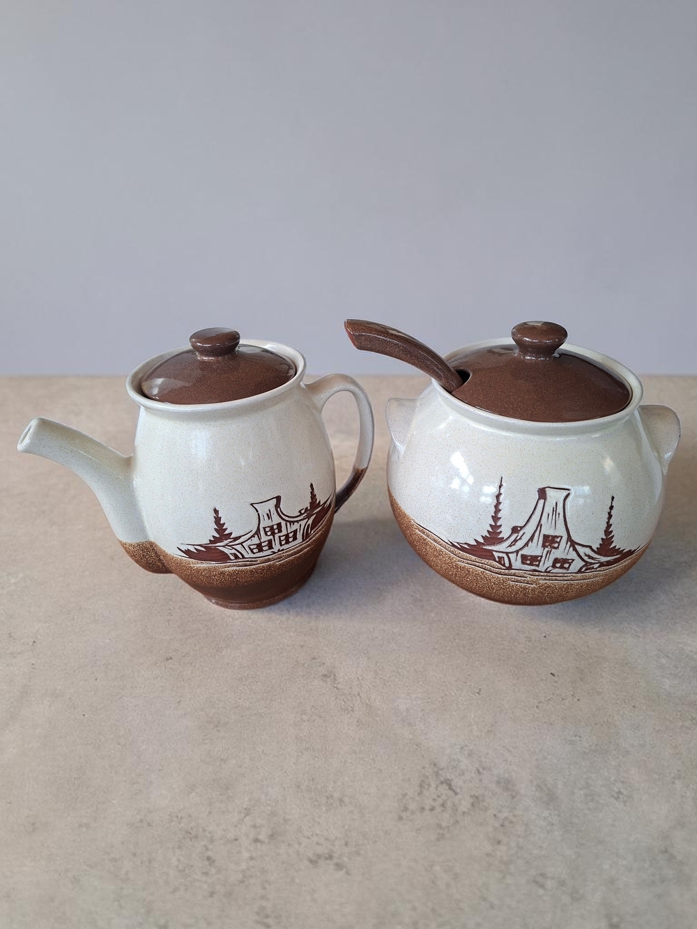 Vintage La Canadienne Teapot & Tureen Set – Cottage Design - Made In Canada